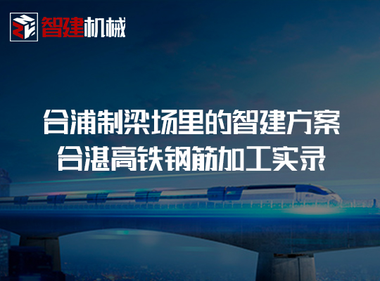 合浦制梁场里的智建方案——合湛高铁钢筋加工实录