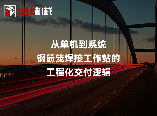 从单机到系统:钢筋笼焊接工作站的工程化交付逻辑 从单机到系统:钢筋笼焊接工作站的工程化交付逻辑